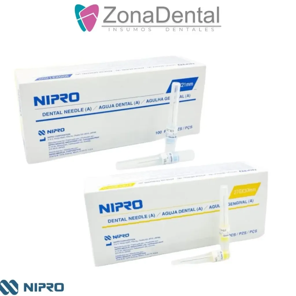 AGUJAS DENTALES NIPRO